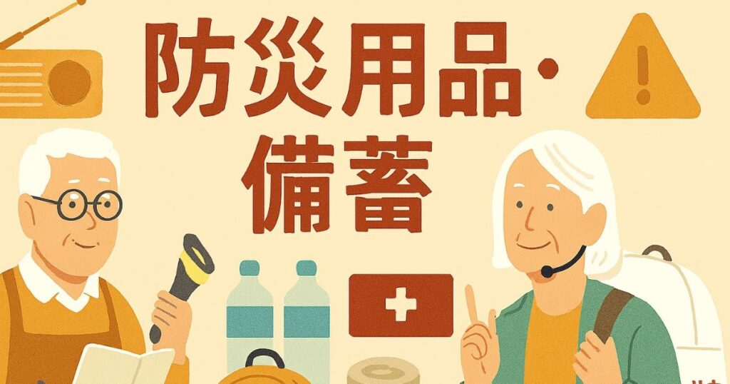 防災用品・備蓄のイメージ画像