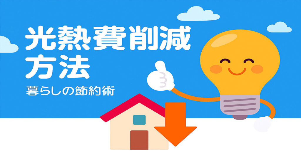 光熱費削減方法のイメージ画像